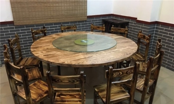廠家直銷火焰鵝餐廳桌椅,醉鵝餐廳桌椅,農(nóng)莊桌椅飯店餐廳